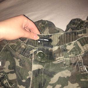 Fashion Nova Camo Cargo Pants.